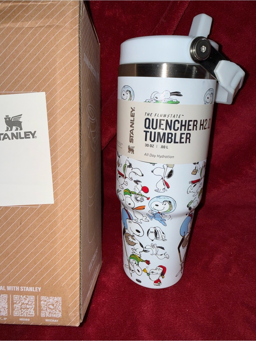 Stanley x “Sports” Snoopy Quencher H2.0 30oz Tumbler- New